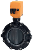 +GF+ - Type 147 PVC, CPVC, PP-H, ABS & PVDF Butterfly Valve Electrically Actuated