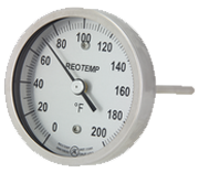 ReoTemp Bimetal Dial Thermometer